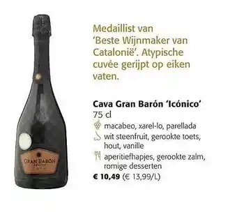 Colruyt Cava gran barón 'icónico' aanbieding