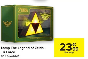 Carrefour Lamp the legend of zelda tri force aanbieding