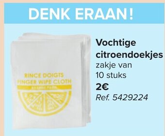 Carrefour Vochtige citroendoekjes aanbieding