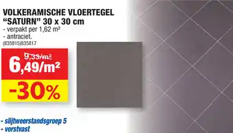 Hubo Volkeramische Vloertegel Saturn 30 x 30cm aanbieding