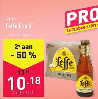 ALDI Leffe blond aanbieding