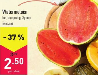 ALDI Watermeloen aanbieding
