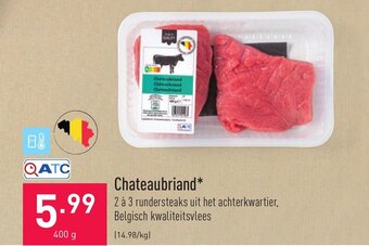ALDI Chateaubriand 400 g aanbieding