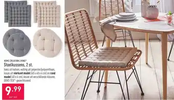 ALDI Home creation living stoelkussens, 2 st. aanbieding