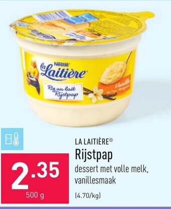 ALDI La laitiere rijstpap 500g aanbieding