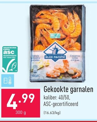 ALDI Gekookte garnalen 300 g aanbieding