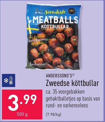 Andersson's zweedse kottbullar 500g
