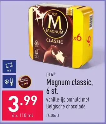 ALDI Ola magnum classic, 6 st. 110 ml aanbieding