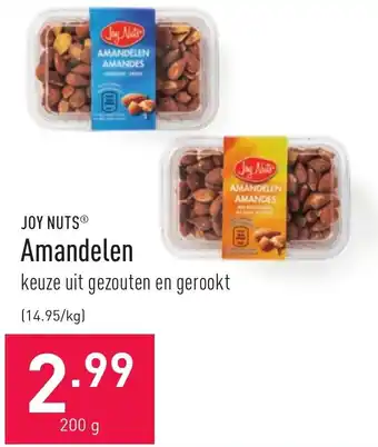 ALDI Joy nuts amandelen 200 g aanbieding