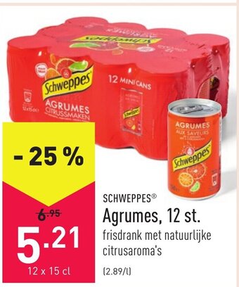 Schweppes agrumes, 12 st.