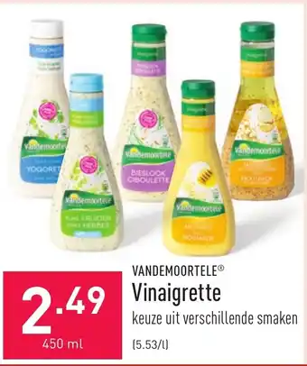 ALDI Vandemoortele vinaigrette 450 ml aanbieding