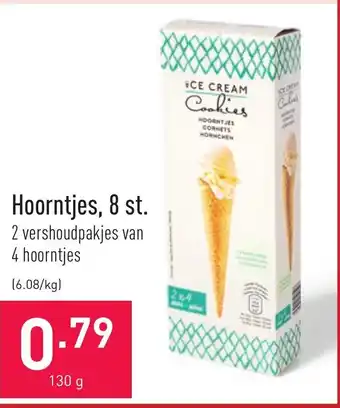 ALDI Hoorntjes, 8 st. 130g aanbieding