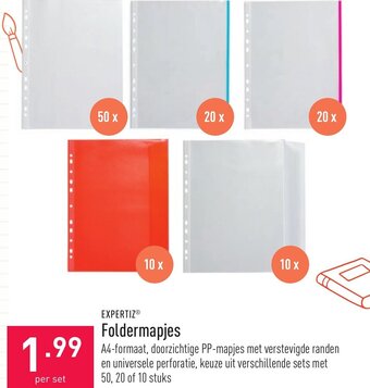 ALDI Expertiz foldermapjes aanbieding