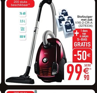 Cora Stofzuiger met zak aanbieding