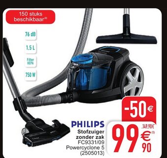 Cora Philips stofzuiger zonder zak aanbieding