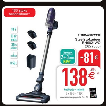 Rowenta steelstofzuiger