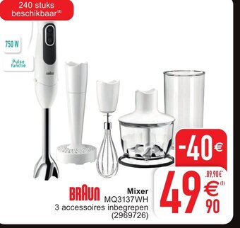 Cora Braun mixer aanbieding