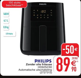 Cora Philips zonder olie friteuse aanbieding