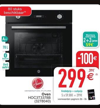 Cora Oven aanbieding