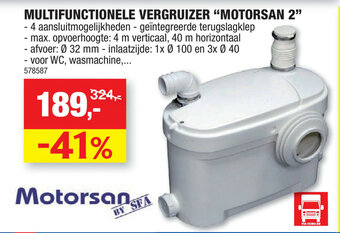 Hubo Multifunctionele Vergruizer Motorsan 2 aanbieding
