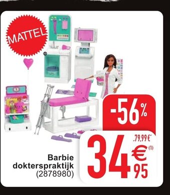 Cora Barbie dokterspraktijk aanbieding