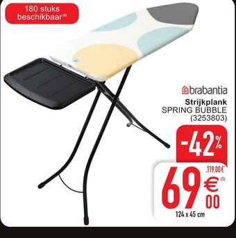Cora Brabantia strijkplank spring bubble aanbieding