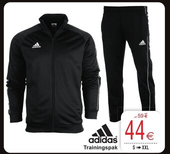 Cora Adidas trainingspak S-XXL aanbieding