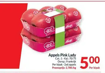 Intermarché Appels pink lady ler bipak aanbieding