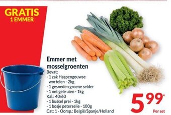 Intermarché Emmer met mosselgroenten per set aanbieding
