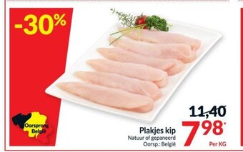 Intermarché Plakjes kip per kg aanbieding