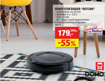 Hubo Robotstofzuiger D07288 aanbieding