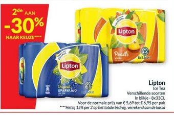 Intermarché Lipton ice tea aanbieding