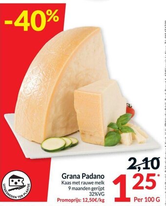 Intermarché Grana Padano 100g aanbieding