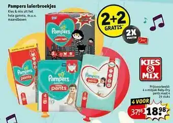 Midpak baby-dry pants maat 4