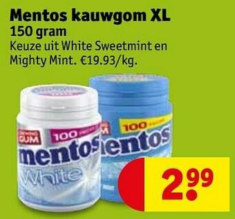 Mentos kauwgom