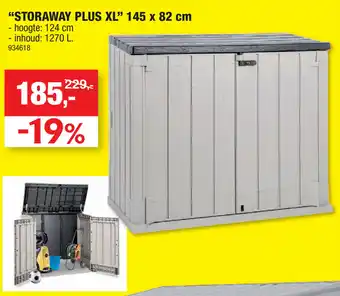 Hubo Storaway Plus XL 145x82cm aanbieding