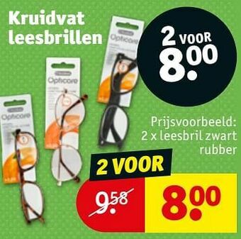 Kruidvat Leesbril zwart rubber aanbieding