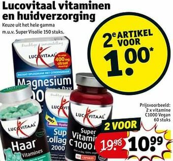 Kruidvat vitamine C1000 Vegan aanbieding