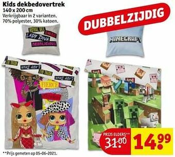 Kruidvat Kids dekbedovertrek aanbieding