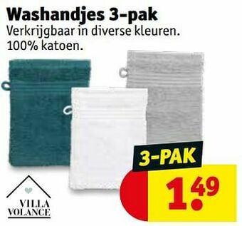 Kruidvat Washandjes aanbieding