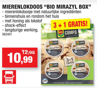 Hubo Mierenlokdoos Bio Mirazyl Box aanbieding