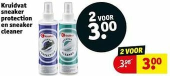 Kruidvat Kruidvat sneaker protection en sneaker cleaner aanbieding