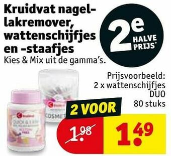 Kruidvat Wattenschijfjes duo aanbieding