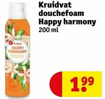 Kruidvat Kruidvat douchefoam happy harmony aanbieding