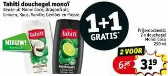 Kruidvat Douchegel monoi coco aanbieding