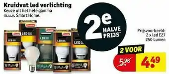 Kruidvat Led e27 aanbieding