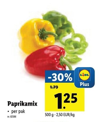 Lidl Paprikamix aanbieding