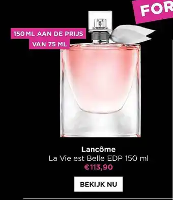 ICI PARIS XL Lancôme la vie est belle edp aanbieding