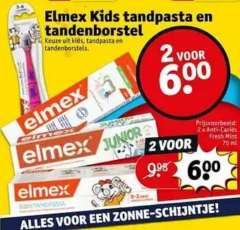 Kruidvat Anti-cariës fresh mint aanbieding