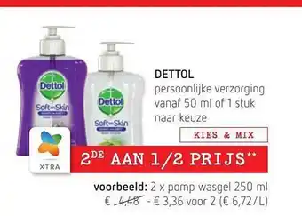 Spar Colruyt Dettol persoonlijke verzorging aanbieding